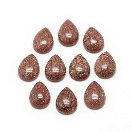 Synthetic Goldstone Cabochons G-R417-18x25-47-1