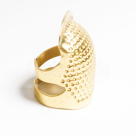 Brass Sewing Thimble Finger Protector PURS-PW0003-062A-G-1
