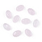 Natural Rose Quartz Cabochons, Oval, 6x4x2~2.5mm