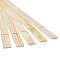 Wood Rolling Mud Stick Guides, Rectangle, Wheat, 30x2x0.3cm