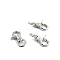 Zinc Alloy Swivel Clasps, Platinum, 30mm