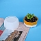 DIY Flower Pot Silicone Molds, Resin Casting Molds, For UV Resin, Epoxy Resin Jewelry Making, Octagon, White, 70x70x35mm, Inner Diameter: 55x55mm