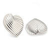 304 Stainless Steel Ear Studs EJEW-P270-06A-P-2