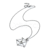 Stainless Steel Macrame Pouch Empty Stone Holder for Pendant Necklaces Making NJEW-TA00121-02-2