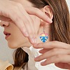 8 Sets 8 Style DIY Sublimation Blank Earring Making Finding Kit DIY-SZ0007-73-6