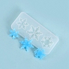 Christmas Theme DIY Snowflake Pendant Silicone Molds DIY-F114-33-1