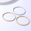 3Pcs 3 Colors Stainless Steel Hinged Bangles DB9414-1-2