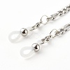 304 Stainless Steel Figaro Chains Eyeglasses Chains AJEW-EH00348-6