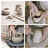 40pcs/Set Ceramic Pottery Clay Model Home Craft Art TOOL-BC0007-02-7