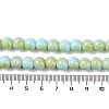 Baking Paint Glass Bead Strands GLAA-H031-01B-08-5