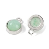 Natural Chrysoprase Pendants G-K372-03P-06-2