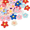 DIY Flower Cabochons Jewelry Making Finding Kit FIND-TA0002-45-3