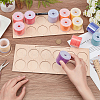 12 Numbered Slots Wood Embroidery Thread Storage Trays TOOL-WH0201-03-3