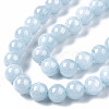 Natural Chalcedony Beads Strands X-G-S333-6mm-004-3