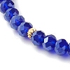 Glass Beads Stretch Bracelets Sets BJEW-JB06575-05-7