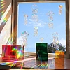 Jellyfish Rainbow Prism Electrostatic Window Stickers PW-WGD5262-01-6