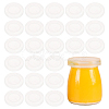 Plastic Bottle Caps Replacement for Glass Pudding Bottle AJEW-WH0347-40B-1