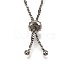 (Jewelry Parties Factory Sale)Adjustable Brass Micro Pave Cubic Zirconia Bolo Bracelets BJEW-R305-10A-3