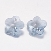 Faceted Glass Rhinestone Charms RGLA-F055-8x8-001BS-2