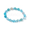 Natural Agate Beads Stretch Bracelets BJEW-JB04151-2