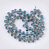 Electroplate Glass Beads Strands EGLA-S179-04A-C01-2
