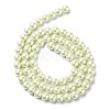 Eco-Friendly Dyed Glass Pearl Round Beads Strands HY-A002-6mm-RB005-2