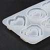 Heart DIY Silicone Quicksand Molds DIY-G079-07A-5