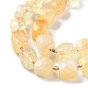 Natural Citrine Beads Strands G-B065-A11-4