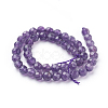 Natural Amethyst Beads Strands X-G-C073-4mm-3-2