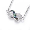 304 Stainless Steel Pendant Necklaces NJEW-L146-15P-1