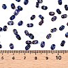 Picasso Spray Painted Glass Seed Beads SEED-T006-04-9-4