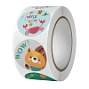 Round Paper Self-Adhesive Reward Sticker Rolls X-PW-WG29604-01-5