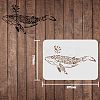 Large Plastic Reusable Drawing Painting Stencils Templates DIY-WH0202-117-2