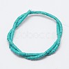 Dyed Synthetic Turquoise Beads Strands X-G-P083-8mm-83K-2