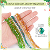 AHADERMAKER 8 Strands 8 Colors Imitation Austrian Crystal 5301 Bicone Beads GLAA-GA0001-90A-2