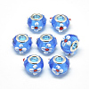 Handmade Lampwork European Beads LAMP-Q029-03E-1