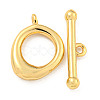 Brass Toggle Clasps KK-A223-09G-2