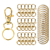 25Pcs Alloy Split Key Rings PALLOY-CJ0002-69-1