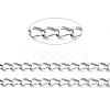 Tarnish Resistant 304 Stainless Steel Curb Chains CHS-P010-02P-3