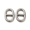 Non-Tarnish 304 Stainless Steel Buckle Clasps STAS-O006-01A-P-1