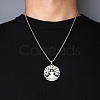 201 Stainless Steel Pendant Necklaces for Man NJEW-Q336-04D-P-3