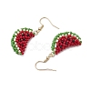 Glass Seed Beads Dangle Earrings EJEW-MZ00295-4