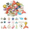 40Pcs 20 Styles Ocean Theme DIY Pendants Kits ENAM-YW0004-04-1