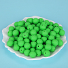 Round Silicone Focal Beads SI-JX0046A-48-3