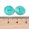 Spray Paint Natural Freshwater Shell Button BSHE-H018-15C-3