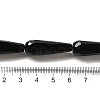 Black Onyx Beads Strands X-G-E039-FD1-30x10mm-2