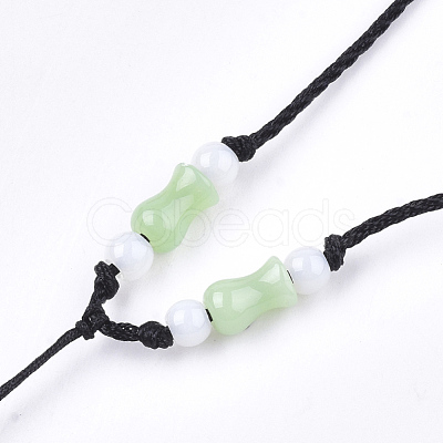 Nylon Cord Necklace Making MAK-T005-14A-01-1