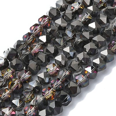 Electroplate Glass Beads EGLA-L018-B-AB01-1