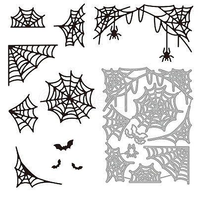 Halloween Carbon Steel Cutting Dies Stencils DIY-WH0309-1183-1