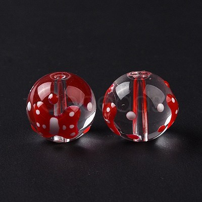 Transparent Glass Beads LAMP-B021-03A-03-1